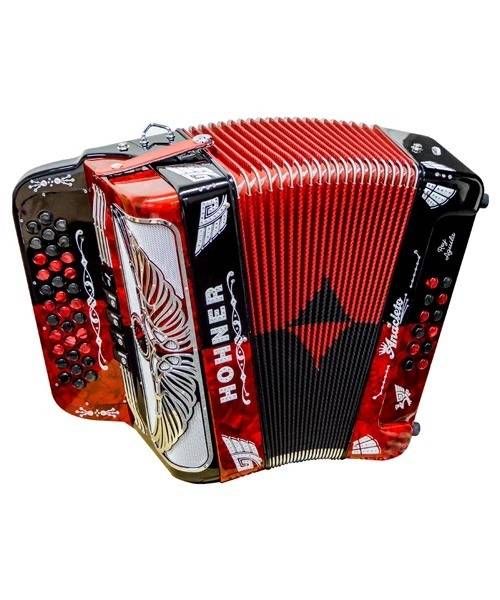 Acordeon Diatonico Anacleto By Hohner Rey Aguila III - Sol-Do-Fa