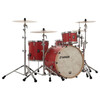 BATERIA SONOR SIN STANDS MOD. SQ1 320 SET NM ROJO HOT ROD, Color: Rojo