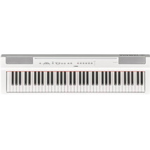 Piano Digital Intermedio P121WH YAMAHA Color Blanco Con Adaptador Pa-150