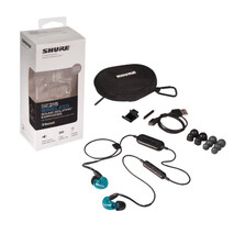 Shure SE215SPE-BT1 Audifonos In-Ear Inalambricos con Bluetooth, Color Azul