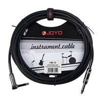 Cable reforzado para guitarra 15 pies CM-12 color Negro