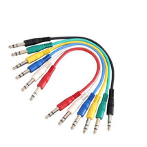 K3BVV0060SET JUEGO DE 6 CABLES 6.3 TRS PARA PARCHEO 60CM ADAMHALL