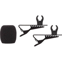 Shure RK376 Kit de clips y parabrisas para micrófono CVL Lavalier