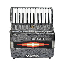 Acordeon Teclas Gris 2512 Farinelli