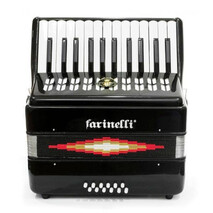 Acordeon Teclas Negro 2512 Farinelli