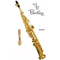 Saxofon Soprano Recto Bb Laqueado Dorado Bentley