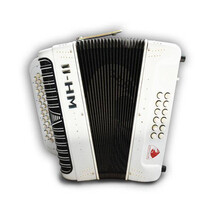 Acordeon Diatonico Anacleto By Hohner White Hawk - Fa-Sib-Mib/Mi-La-Re