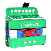 Acordeon Infantil Botones Verde  7Bts 2Bs Farinelli