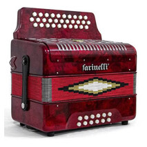 Acordeon Botones Mi Rojo 3012 Farinelli