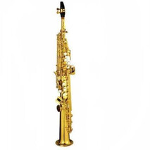 Saxofon Soprano Recto Doble Tono Laqueado Silvertone