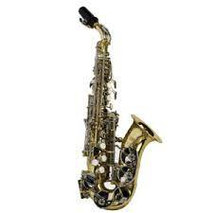 Saxofon Soprano Curvo Bb Combinado Lac-Niq 310L/N Century