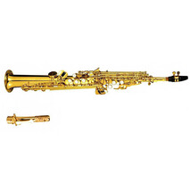 Saxofon Soprano Recto Bb Dorado T-400R Century