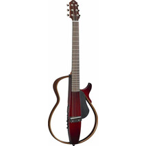 Guitarra Silent Yamaha Roja Cuerdas de Acero  SLG200SCRB