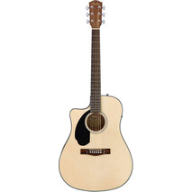 Guitarra Electroacustica Fender Cd-60SCE Zurda Lh Natural