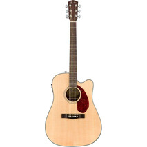 Guitarra Electroacustica Fender Cd-140sce Natural Cutway con estuche