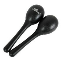 Maracas Color Negro Par Alice