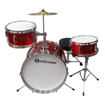 BATERIA JUNIOR 3 PZAS ROJO EXTREME