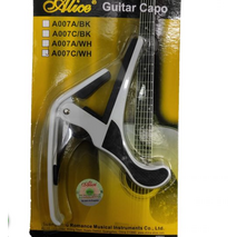 CAPODASTRO P/GUITARRA CLASICA BLANCO ALICE