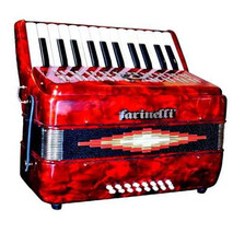 ACORDEON TECLAS ROJO 2516 FARINELLI