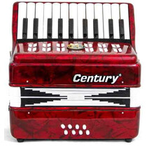 ACORDEON TECLAS JUNIOR ROJO 22-8 CENTURY