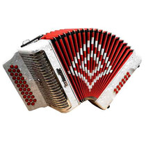 ACORDEON BOTONES SOL BLANCO BR 3012 FARINELLI PREMIUM