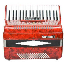 ACORDEON TECLAS ROJO 3018 FARINELLI