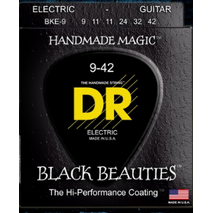 JUEGO DE CUERDAS PARA GUITARRA ELECTRICA LIGHT 9/42 BLACK BEAUTIES DR