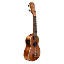 UKULELE SOPRANO ELECTROACUSTICO MAD SAPELI CON FUNDA COPACABANA