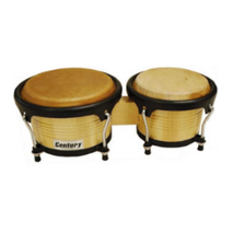 BONGO 8" Y 9" MADERA NATURAL ARO NEGRO CENTURY