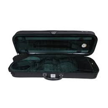 ESTUCHE PARA VIOLIN CONSERV 4/4 NEGRO/VERDE C/HIGRO K.HOFFMANN