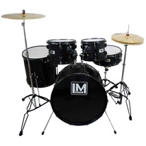 Bateria 5 Piezas, Asiento y Platillos LM DRUMS