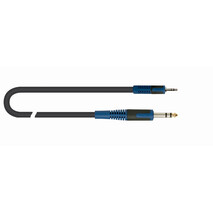 Cable adaptador, Minijack Stereo / Jack Stereo, 2M