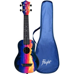 Ukelele Flight Soprano Mod Tus-Ee Sunset