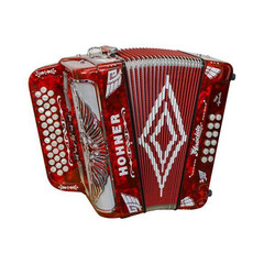 Acordeon Diatonico Anacleto By Hohner Rey Aguila Iii - Fa- Sib-Mib