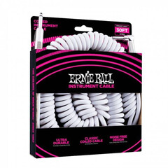 Cable Ernie Ball 9.14 Mts. Blanco (Recto / Angulado)