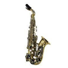 Saxofon Soprano Curvo Bb Combinado Lac-Niq 310L/N Century