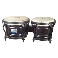 Bongos 7" Y 8.5" Negro Herrajes Negros Eclipse