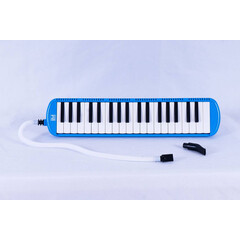 Melodica De 37 Teclas Azul Funda Dura