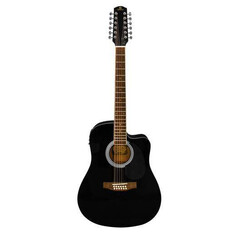 GUITARRA TEXANA E/ACUSTICA C/AFINADOR NEGRA 12 CDAS SEGOVIA