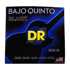 Juego De Cuerdas para bajo Quinto Acero Inoxidable Black Dr