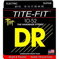 JUEGO DE CUERDAS PARA GUITARRA ELECTRICA BIG HEAVY 10/52 TITE-FIT DR