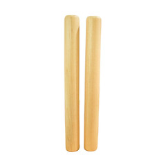 Claves De Madera 20 Cms Natural Copacabana