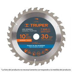 Disco sierra Para Madera 10' 60 Dientes Ce Truper