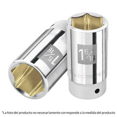 Dado de 1-7/16" largo cuadro 3/4" Truper