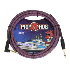 CABLE PARA INSTRUMENTO RIVIERA PURPLE 3.05mt 1/4-1/4 ANG RECTO PIG HOG