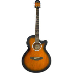 GUITARRA E/ACUSTICA WASHBURN  WA45CEPAK, Color: Tobacco Sunburst