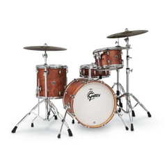 BATERIA GRETSCH S/STANDS CT. CLUB JAZZ WALNUT GLAZE SATINADO, Color: Cafe