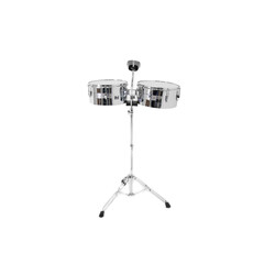 Timbales De 13" Y 14" Con Cencerro Y Stand LM DRUMS