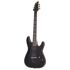 Guitarra Electrica Schecter DEMON6 Negro Satinado, Color: Negro