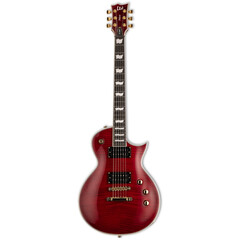 Guitarra Electrica LTD LEC1000TCTMFMSTBC, Color: Black Cherry